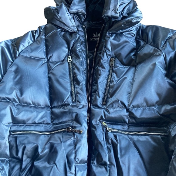 Orolay Thickened Metallic Silver Puffer Jacket - Picture 4 of 11